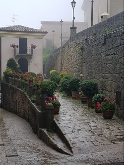 Altstadt im Regen